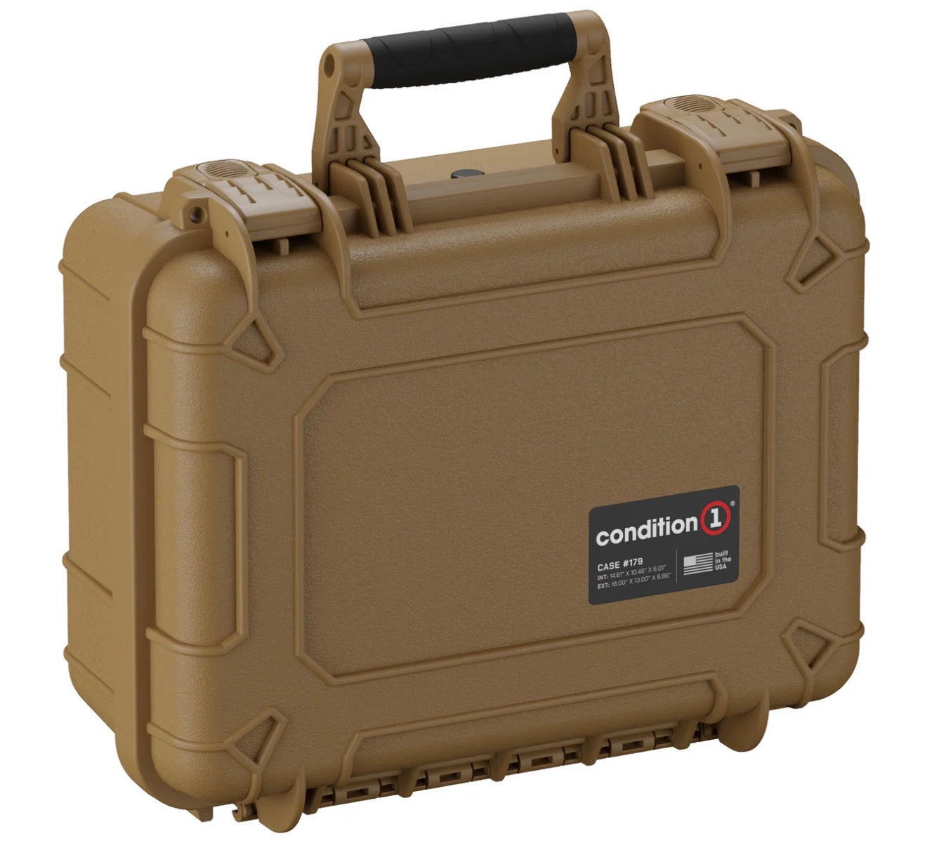 Condition 1 - 16" 3 Pistol Case #179 (No Lid Organizer)