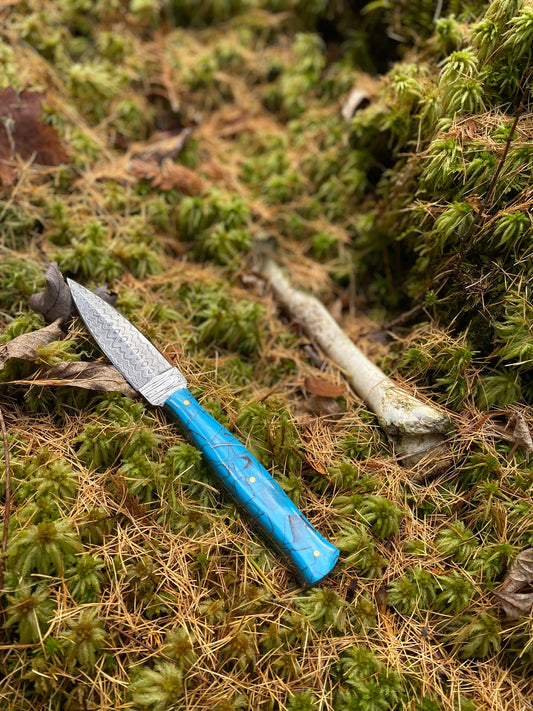 Otso Damascus "Arrowhead" Dagger